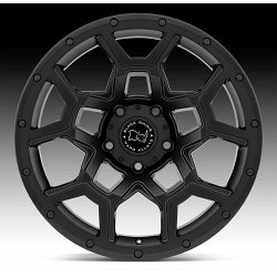 Black Rhino Overland Matte Black Custom Truck Wheels 3